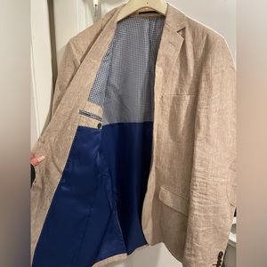 Linen Blend Mens Sports Coat